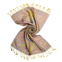 Top Marque 100% Pure Soie Jacquard Châles À La Main Numérique Imprimé Long Nouveau Style Foulards pour L'automne