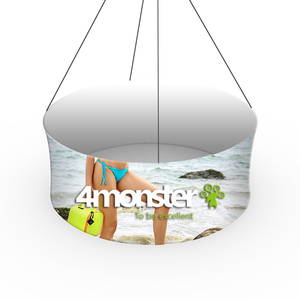 Giá thấp và nhanh chóng vận chuyển căng thẳng vải hiển thị treo vòng Trần biểu ngữ cho hiển thị 3*3*1.2m - Product Image 6