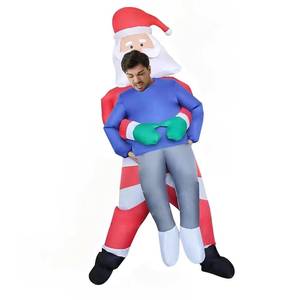Costume de Noël gonflable pour adulte (homme-neige et renne), et costume de Père Noël gonflable pour enfant - Product Image 3