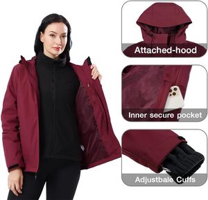 <span class=keywords><strong>Veste</strong></span> de ski longue respirante pour <span class=keywords><strong>femme</strong></span> CAMEL CROWN, imperméable <span class=keywords><strong>3</strong></span> <span class=keywords><strong>en</strong></span> <span class=keywords><strong>1</strong></span>, hiver avec doublure <span class=keywords><strong>en</strong></span> polaire, chaude, coupe-vent, neige, <span class=keywords><strong>randonnée</strong></span> <span class=keywords><strong>en</strong></span> plein air - Product Image 4