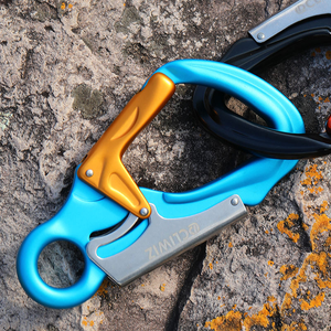 Mosquetón de Aluminio Personalizado de 35 kN para Vía Ferrata, Gancho de Escalada de Carga Pesada, Equipo de Seguridad Profesional para <span class=keywords><strong>Klettersteig</strong></span> al Aire Libre - Product Image 6