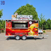 Remorques alimentaires CAMPTRL de 13 pieds entièrement équipées, camion de concession pour café et glaces, camion de restauration de rue avec cuisine complète