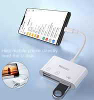 GS16 YESIDO 2024 Adaptateur OTG de type C vers USB 2.0 et charge rapide PD de haute qualité