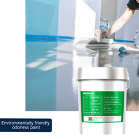 Vernis époxy haute solidité à forte pénétration, couche intermédiaire pour sols de garage, d'entrepôt et de surface en béton liquide, durcisseur