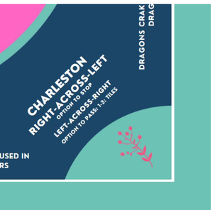 Tapis de Mahjong à Motif Floral Coloré, Surface de Jeu Lisse, Durable, Antidérapante et Réductrice de Bruit, Nouveautés pour Fêtes, En Stock en Chine - Product Image 3