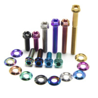 Vis en alliage de titane TITST pour couvercle de vilebrequin CVT, couvercle de filtre à air, boulon d'engrenage moteur, vis de couvercle de vilebrequin gauche