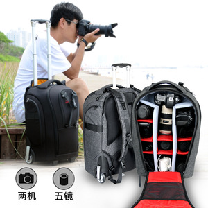 <span class=keywords><strong>Meilleur</strong></span> <span class=keywords><strong>sac</strong></span> de voyage étanche pour appareil <span class=keywords><strong>photo</strong></span> avec roulettes pour photographes Étui <span class=keywords><strong>à</strong></span> roulettes - Product Image 6