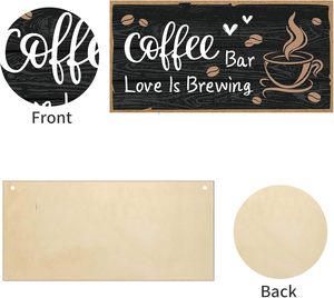 Insegne <span class=keywords><strong>in</strong></span> Legno Personalizzate con Lettere Dipinte per Decorazioni Murali Domestiche - Product Image 3