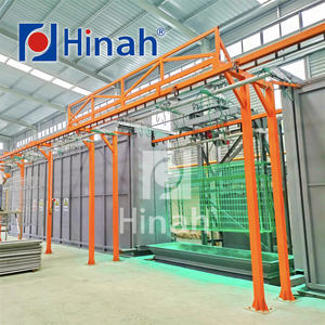 ПП/ПЭ/ПВХ/нейлон/забор, автоматическая Порошковая пластиковая оцинкованная система, линия металлического покрытия - Product Image 4