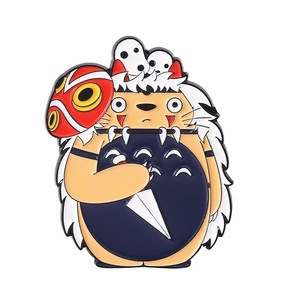 Spille Personalizzate di <span class=keywords><strong>Totoro</strong></span>, No Face Man e Drago, Servizio di Consegna di Kiki, Pin Smaltati Kawaii - Product Image 6