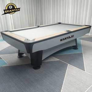 Mesa de Billar de Nueve Bolas de Alta Calidad, Tamaño Personalizado, de Lujo, Versátil, para Uso Recreativo, con Patas de Madera, Pizarra y Cojín, Mesas de Snooker - Product Image 2