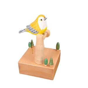 Vente en gros Boîte à musique mécanique pour oiseaux Cadeau de décompression Boîte à musique électrique 32 chansons - Product Image 5