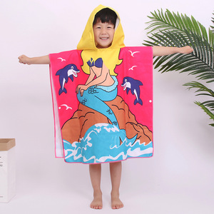 Serviette poncho en microfibre légère à séchage rapide et à capuche pour enfants, couverture <span class=keywords><strong>de</strong></span> <span class=keywords><strong>piscine</strong></span> et <span class=keywords><strong>de</strong></span> plage pour nouveau-nés et jeunes enfants - Product Image 6