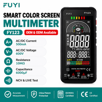 Multimeter Digital Ultra-tipis, Multimeter Mini Portabel Anti-bakar Otomatis Presisi Tinggi untuk Perawatan Teknisi Listrik