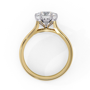 Yellow Gold <b>Diamond</b> <b>Ring</b> for Women Luxury Look Elegant Design Stylish Daily Wear Jewelry - Product Image 3