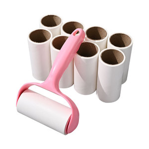 <b>Lint</b> <b>Roller</b> with 7 Refill Rolls Strong Adhesive PP Adhesive Paper HT-T2 for Clothes & Pet Hair Removal - Product Image 1