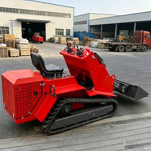 Mini Compact Front <b>Wheel</b> Skid Steer <b>Small</b> Track Construction Farm Garden Use Engine High Efficiency - Product Image 1