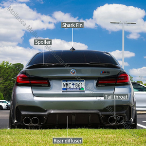 For M5 Series F90 True Carbon Rear Diffuser - Product Image 5