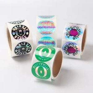 Private Custom Round <b>Stickers</b> Paper Vinyl Adhesive Waterproof <b>Sticker</b> Label Printing logo <b>Sticker</b> <b>Roll</b> - Product Image 6