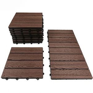 3D dập nổi hạt gỗ WPC <span class=keywords><strong>decking</strong></span> chống trượt Patio không thấm nước sàn gỗ ngoài trời Gỗ nhựa composite gạch - Product Image 5