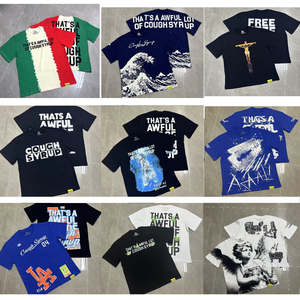 Camisetas <span class=keywords><strong>de</strong></span> Alta Calidad 100% Algodón <span class=keywords><strong>para</strong></span> <span class=keywords><strong>Hombre</strong></span>, Estilo Y2K Streetwear, con la Frase 'THAT'S a AWFUL LOT of COUGH SYRUP' - Product Image 2