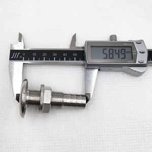 Salida de escape de acero inoxidable para embarcaciones con conexión de manguera - Product Image 5