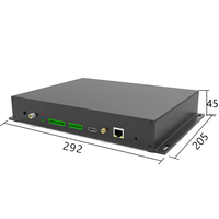 Boîtier en aluminium anodisé d'usinage CNC Boîtier d'instrument électronique Boîtier PCB