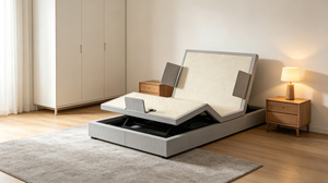 Base de Cama Eléctrica Ajustable Dreamotion America Design de Fábrica con Actuador Silencioso y Bluetooth para Dormitorio - Product Image 1
