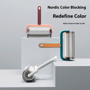 Nuevo Rodillo Quitapelusas Adhesivo de Plástico Desgarrable, Removedor Manual de Pelo con Papel Recolector Ecológico para Mascotas - Product Image 3