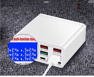 ที่ชาร์จ USB พร้อมระบบชาร์จเร็ว PD45W กำลังสูง และที่ชาร์จพร้อมหน้าจอแสดงผลกระแสไฟฟ้าอิสระ LDE รองรับ QC3.0 กำลังไฟ 87W - Product Image 3