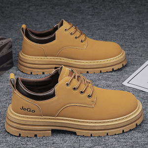 Chaussures de travail décontractées pour hommes, style coréen, respirantes, antidérapantes, toutes saisons, nouvelle collection automne - Product Image 3