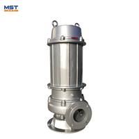 300 m3/h pompe submersible à grand débit wq pour l'eau de pluie et l'eau vive dans les villes
