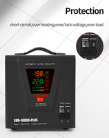 12KVA 10000W Puissance 220V AC AVR 50HZ 60HZ 100% AC Régulateurs Automatiques Stabilisateur Stabilisateur 220V Avec Ventilateur 10KW-12KW