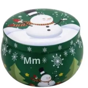 Bougie aromathérapeutique de Noël à succès, en boîte de conserve, forme de boule, parfums personnalisés, arôme agréable, aromathérapie artisanale, <span class=keywords><strong>cire</strong></span> de paraffine - Product Image 5