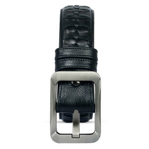 Ceinture en cuir large personnalisée, nouvelle collection, en cuir de vachette véritable, style entièrement personnalisé, pour le bureau, et service OEM - Product Image 3