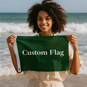 Kunden spezifische Außenwerbung England Flaggen 3x5 Fuß 5x7 Zoll doppelseitige Flagge Benutzer definierte Flagge mit Logo-Druck - Product Image 2