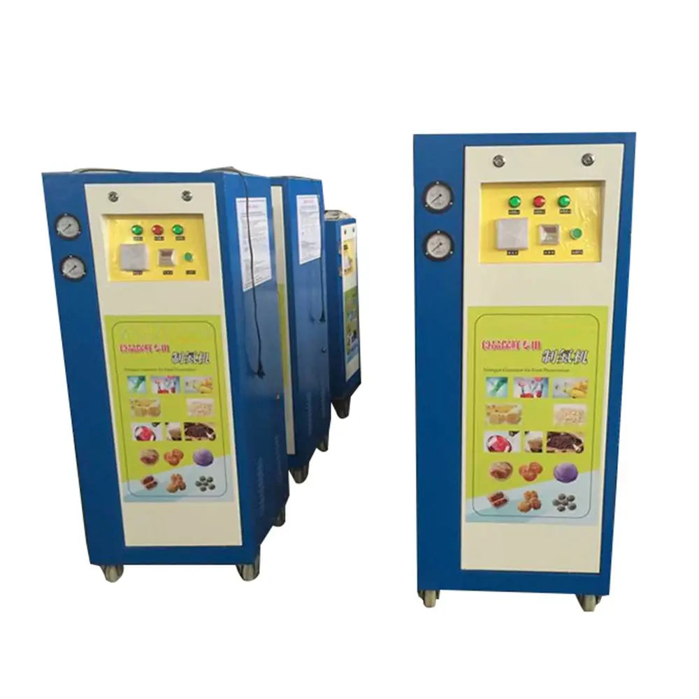 Tanaman Nitrogen Generator Gas Nitrogen Mini Kustom untuk Pengemasan Keripik Kentang