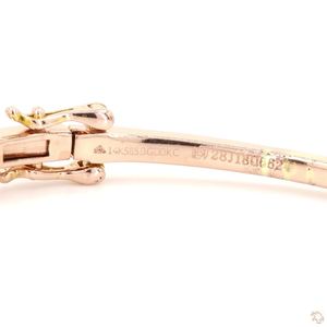 Elegante Brazalete de Diamantes Dorado para Mujer, Clásico, Brillante, Ligero, Cómodo y Estilizado para Uso Diario - Product Image 4