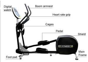 <span class=keywords><strong>Mini</strong></span> <span class=keywords><strong>Trainer</strong></span> ellittico ellittico con attrezzatura da Fitness per palestra commerciale - Product Image 5