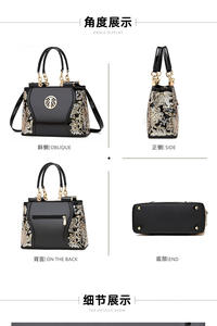 Bolsos de Diseñador de Marcas Famosas para Mujer, Bolso Tote de Lujo con Cierre de Cremallera, Material de PU Impermeable - Product Image 2