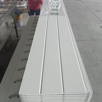 Panneau sandwich d'isolation thermique avec finition en brique et marbre pour bardage métallique décoratif extérieur de rénovation de maison