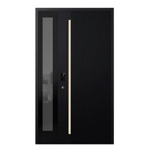 Porte d'entrée de sécurité en alliage d'aluminium de luxe ZEKIN, style moderne, pour villa, projet résidentiel, approuvée AS2047CE ISO NFRC - Product Image 1