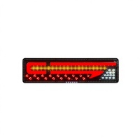 Conjunto de Luces Traseras para Camión, 24V, Luz de Señalización Trasera Roja, Ámbar y Blanca para Semirremolques, Flotas Logísticas, Reequipamiento/Actualización Universal