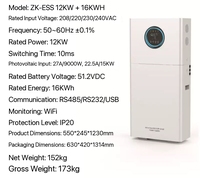 YONGJIADA Système de Stockage d'Énergie Solaire Domestique Tout-en-un avec Onduleur 3.6KW 6KW 12KW ESS 8KWh 16KWh 30kWh 220V pour Stockage Hors Réseau