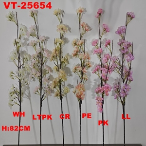 เชอร์รี่เทียมโพลีเอสเตอร์ขนาด 110 ซม. รุ่นใหม่ล่าสุด ปี 2025 แบบพ่น 3 ชิ้น สำหรับวันแม่ วันคริสต์มาส วันวาเลนไทน์ และวันรับปริญญา - Product Image 5