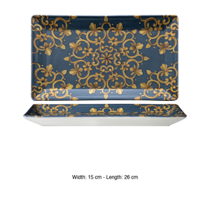 Bandeja Saturnia Royal Print Kimi Rectangular 26 x 15 cm para Restaurantes, Catering, Hoteles, Suministros al por Mayor - Product Image 3