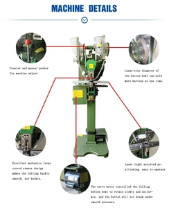 Bán Tự Động Kim Loại Nhựa Snap <span class=keywords><strong>Button</strong></span> Socket Stud Top Nail Bài Báo Chí Đấm Máy Cho Tã Vải - Product Image 2