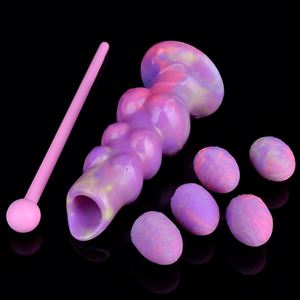 Firefly Color Ovipositor Booster Rod Spitting Beads Egg Laying Female Sex Toy Sex <b>Masturbation</b> Device - Product Image 4