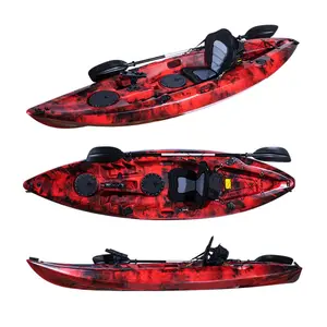 Kayak en plastique 3m monoplace bateau de pêche canoë