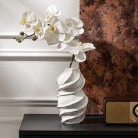 Vase en céramique de style nordique MSH Décoration d'intérieur Vase à fleurs artificielles pour chambre à coucher